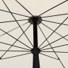 Parasol ogrodowy na słupku, 200x130 cm, piaskowy