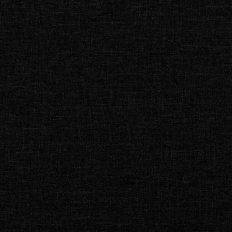 Fotel z podnóżkiem, czarny, 60 cm, obity tkaniną