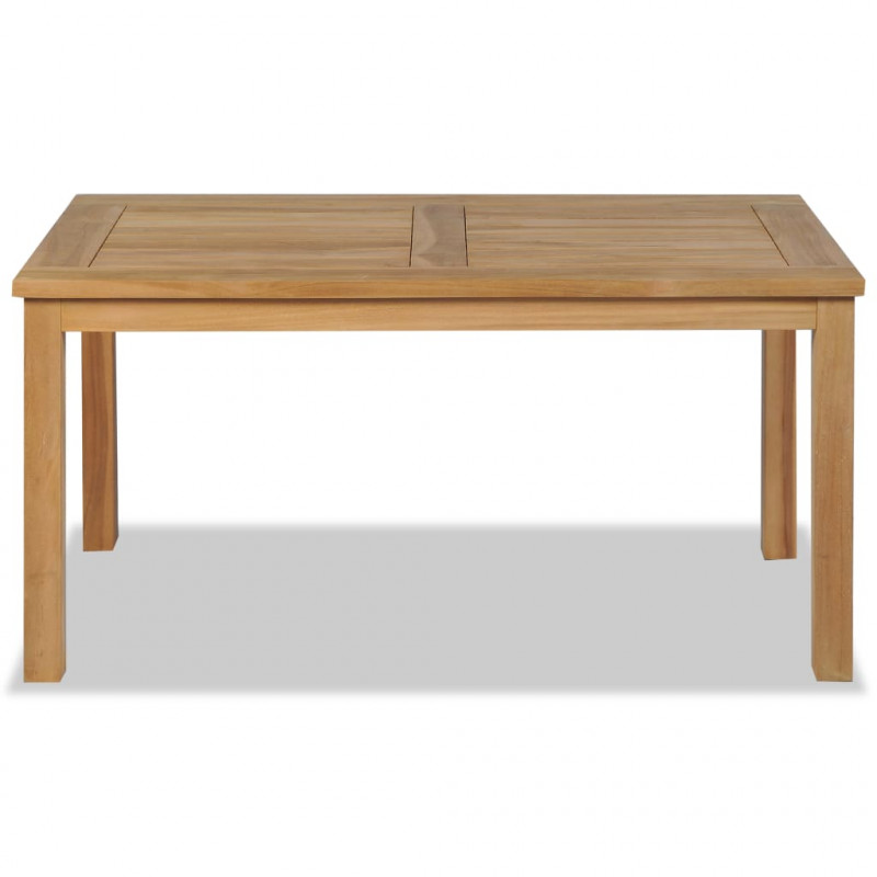 Stolik kawowy z drewna tekowego, 90x50x45 cm