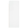 Szafka wisząca, biała na wysoki połysk, 69,5x34x90 cm