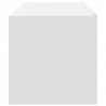 Szafki ścienne pod TV, 2 szt., białe, 100x30x30 cm