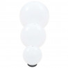 Lampy zewnętrzne LED, 3 szt., kule 20/30/40 cm, PMMA