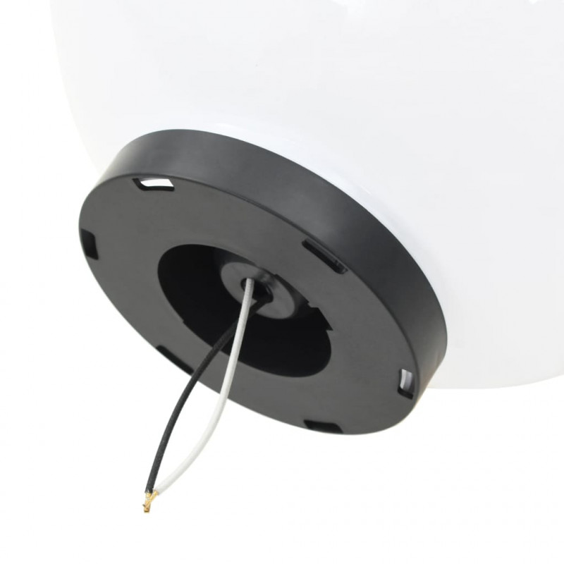 Lampy zewnętrzne LED, 3 szt., kule 20/30/40 cm, PMMA