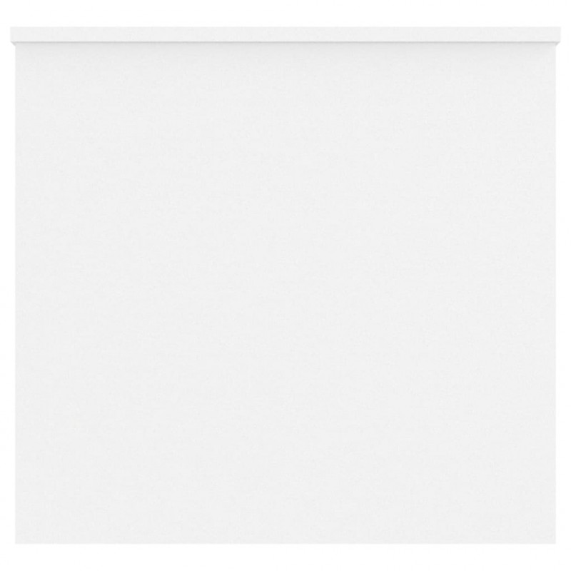 Stolik kawowy, biały, 102x55,5x52,5 cm, materiał drewnopochodny