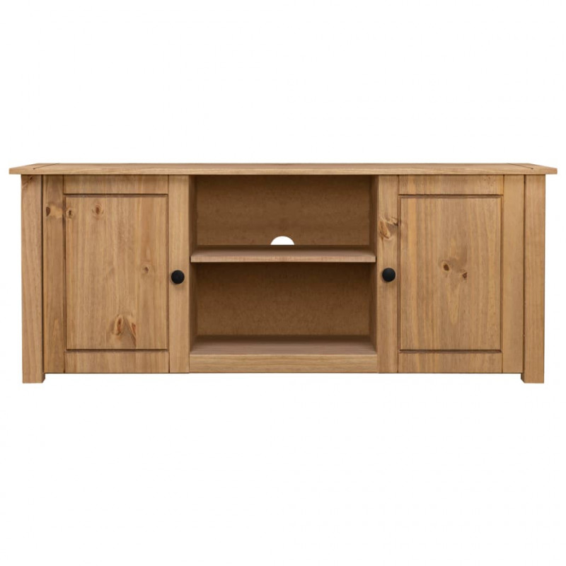 Szafka pod TV, 120x40x50 cm, lita sosna, seria Panama