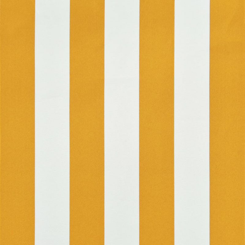 Markiza zwijana, 300 x 150 cm, żółto-biała