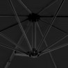 Parasol wiszący z aluminiowym słupkiem, 300 cm, antracytowy