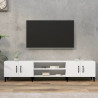 Szafka pod TV, biała, 180x31,5x40 cm, materiał drewnopochodny