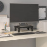 Podstawka pod monitor, czarna, 38x24x10,5 cm