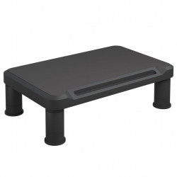 Podstawka pod monitor, czarna, 38x24x10,5 cm