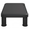 Podstawka pod monitor, czarna, 38x24x10,5 cm