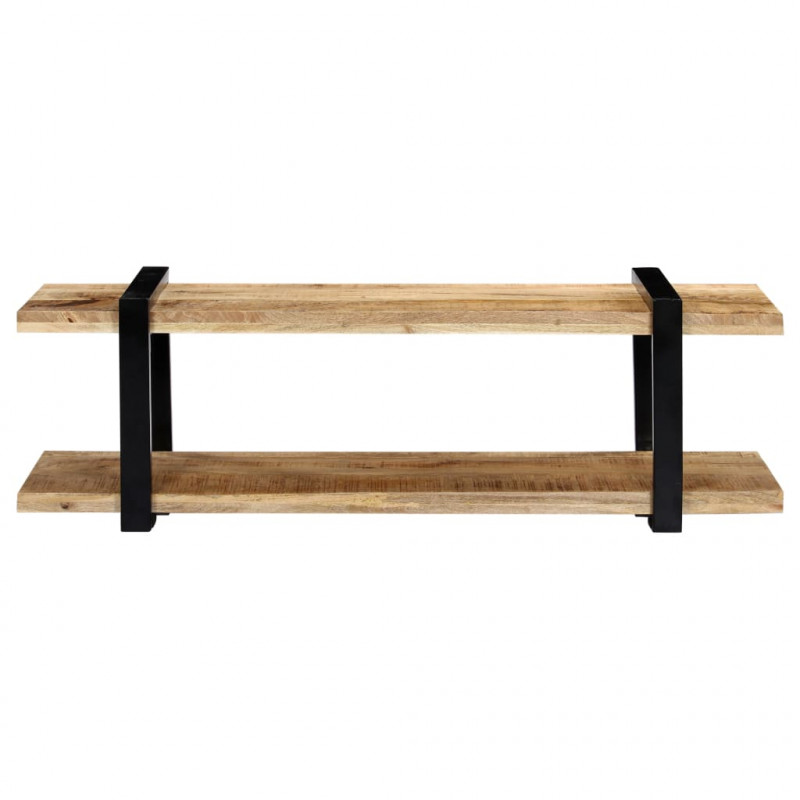Szafka pod TV, 130x40x40 cm, lite drewno mango