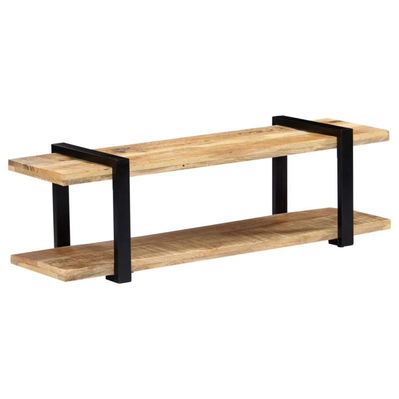 Szafka pod TV, 130x40x40 cm, lite drewno mango