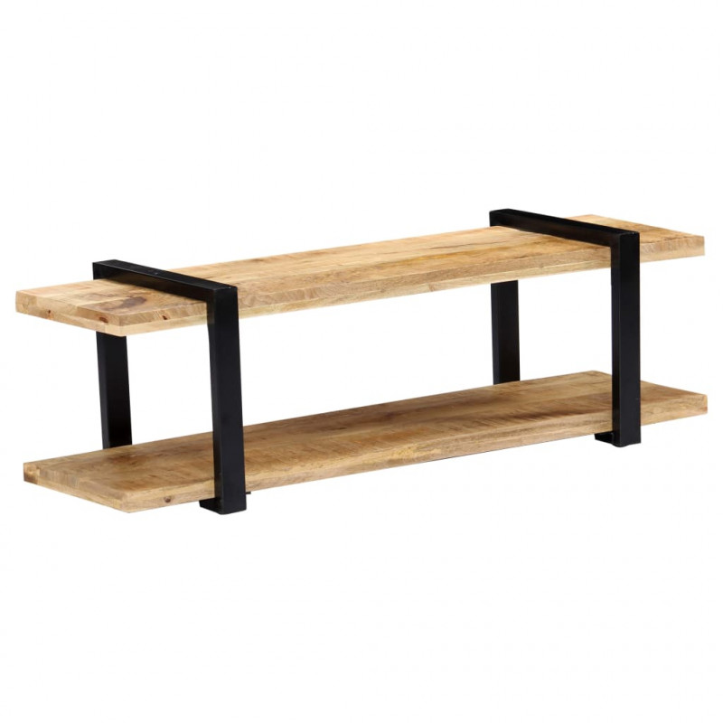 Szafka pod TV, 130x40x40 cm, lite drewno mango