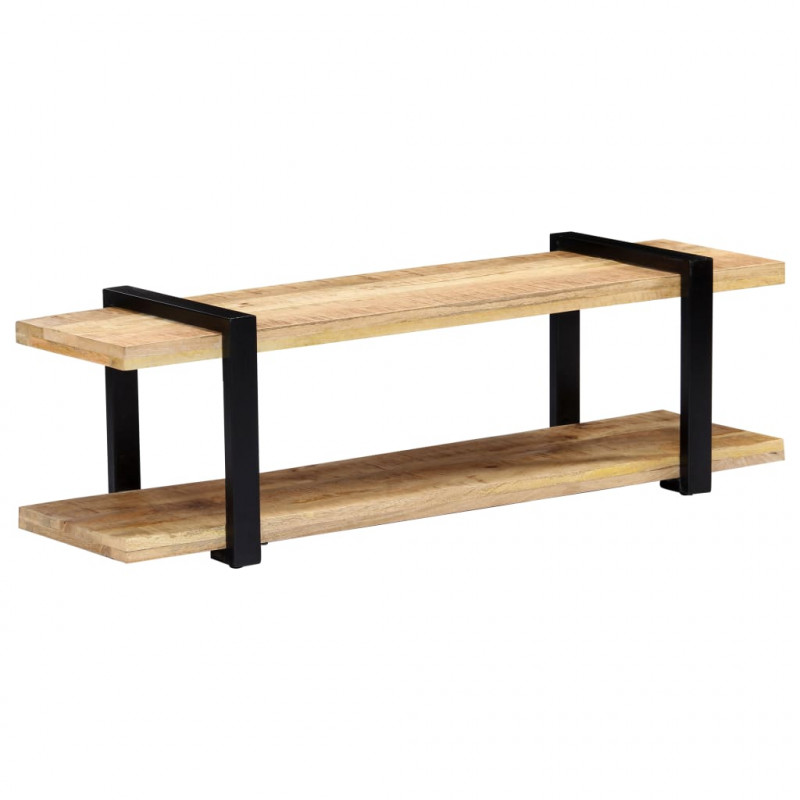 Szafka pod TV, 130x40x40 cm, lite drewno mango