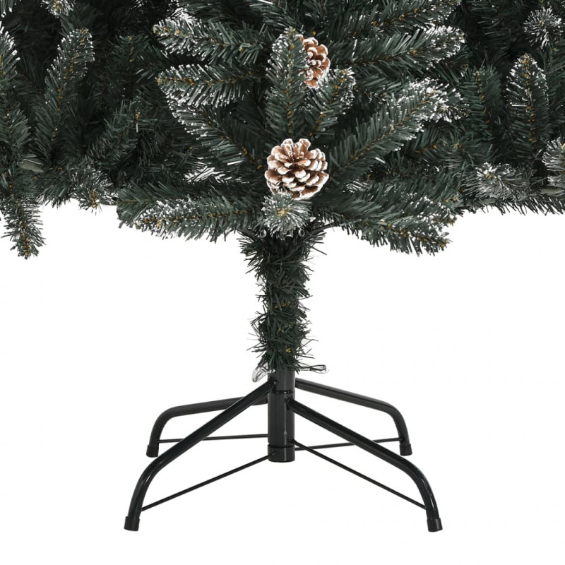 Sztuczna choinka ze stojakiem, zielona, 150 cm, PVC