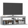 Szafka pod TV z LED, szary dąb sonoma, 120x35x40 cm