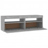 Szafka pod TV z LED, szary dąb sonoma, 120x35x40 cm