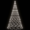 Choinka do montażu na maszcie, 3000 zimnych białych LED, 800 cm