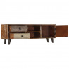 Szafka pod TV, 118x30x40 cm, lite drewno mango