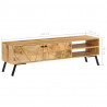 Szafka pod telewizor, lite drewno mango, 140 x 30 x 40 cm