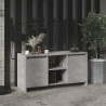 Szafka pod TV, szarość betonu, 102x37,5x52,5 cm
