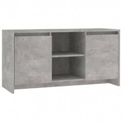 Szafka pod TV, szarość betonu, 102x37,5x52,5 cm