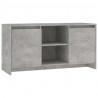 Szafka pod TV, szarość betonu, 102x37,5x52,5 cm