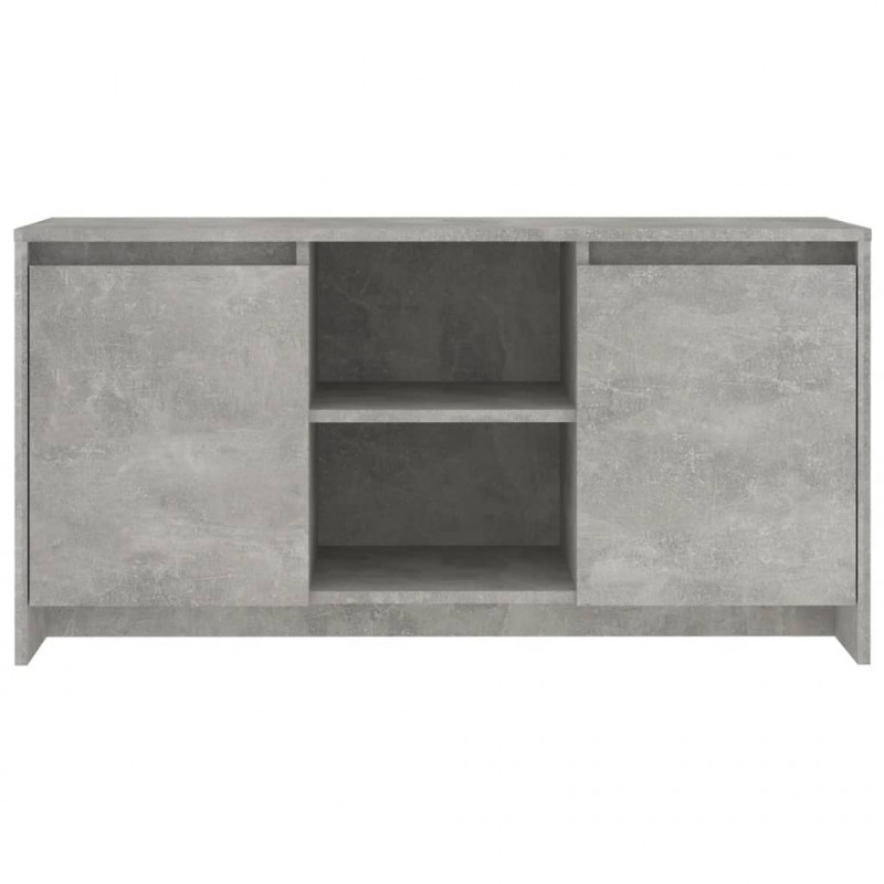 Szafka pod TV, szarość betonu, 102x37,5x52,5 cm