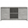 Szafka pod TV, szarość betonu, 102x37,5x52,5 cm