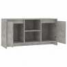 Szafka pod TV, szarość betonu, 102x37,5x52,5 cm