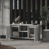 Szafka pod TV, szarość betonu, 102x37,5x52,5 cm