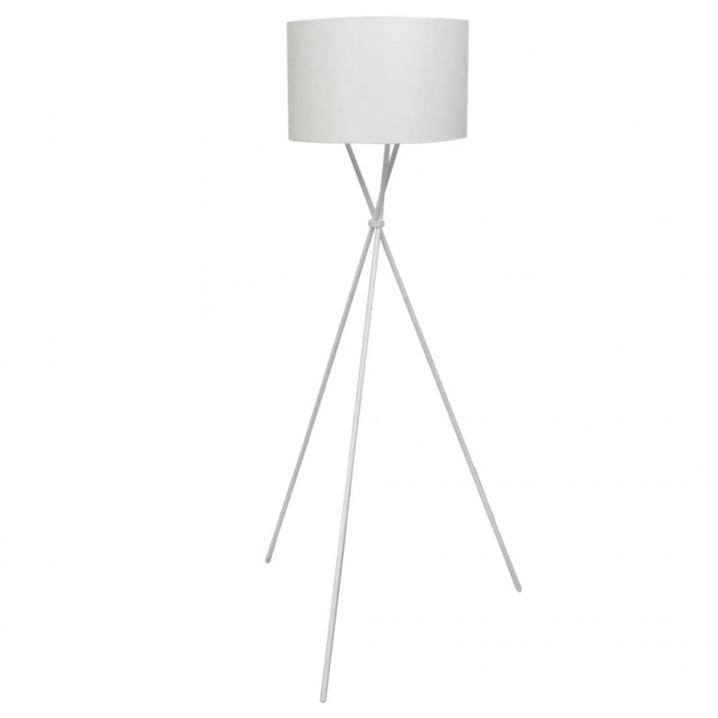 Lampa podłogowa, biała