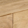 Szafka pod TV, 145x30x41 cm, lite drewno mango