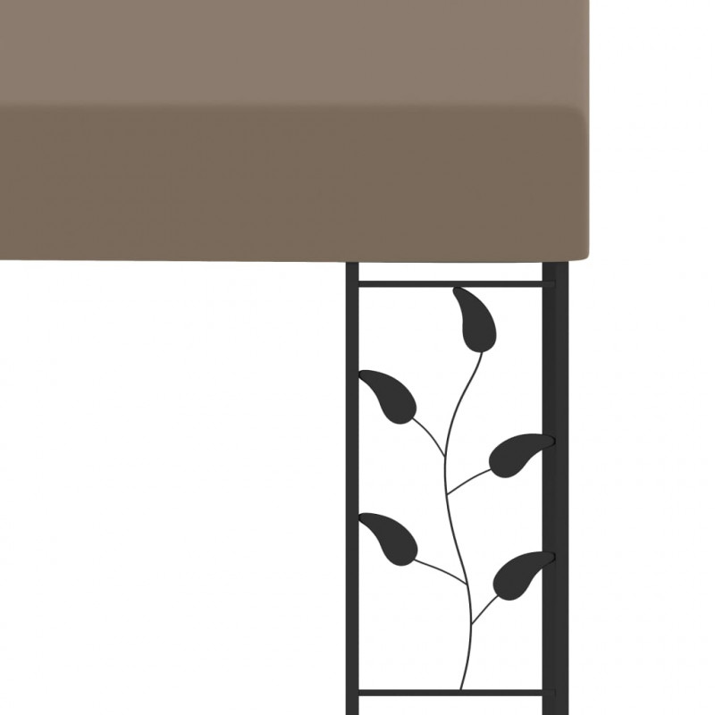 Altana przyścienna, 4 x 3 x 2,5 m, taupe