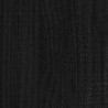 Regał na książki/przegroda, czarny, 60x35x135 cm, sosnowy