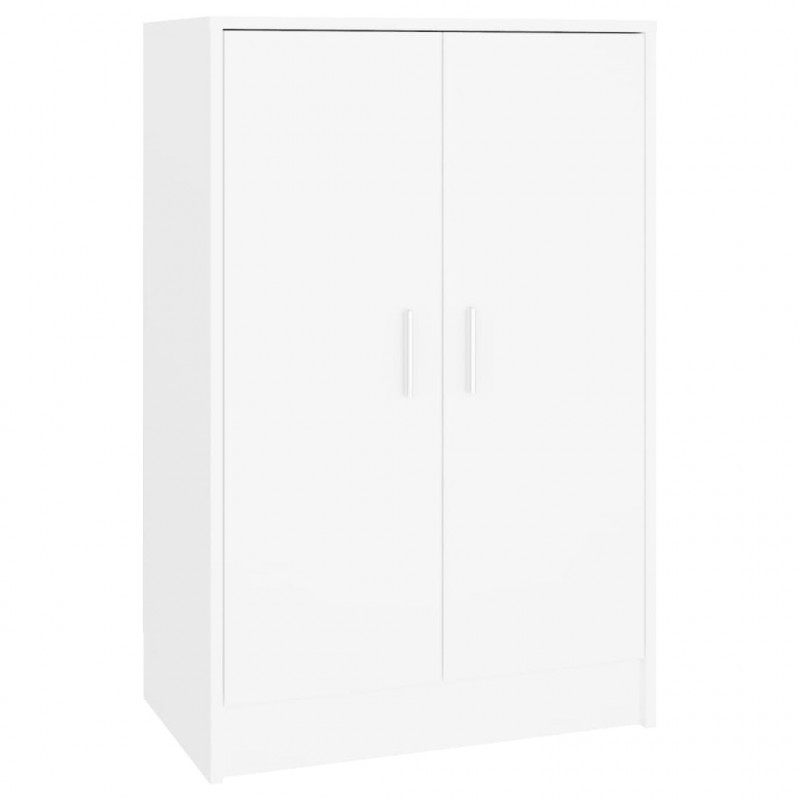 Szafka na buty, biała, 60x35x92 cm, materiał drewnopochodny