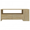 Stolik kawowy, dąb sonoma, 102x55x42, materiał drewnopochodny