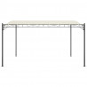 Zadaszenie, kremowe, 4x3 m, 180 g/m², tkanina i stal