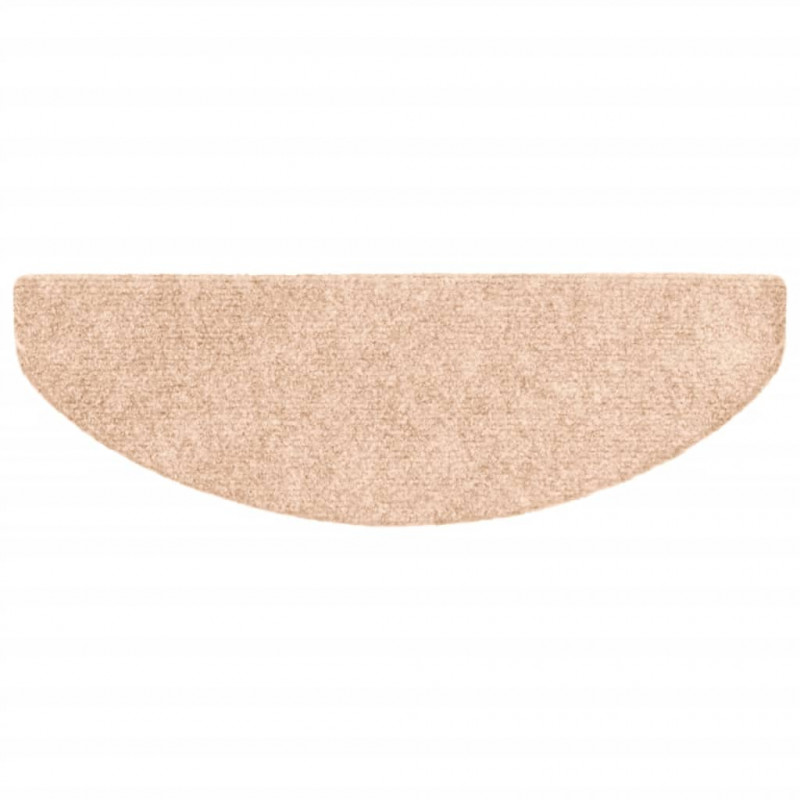 Samoprzylepne nakładki na schody, 15 szt., 65x21x4 cm, brązowe