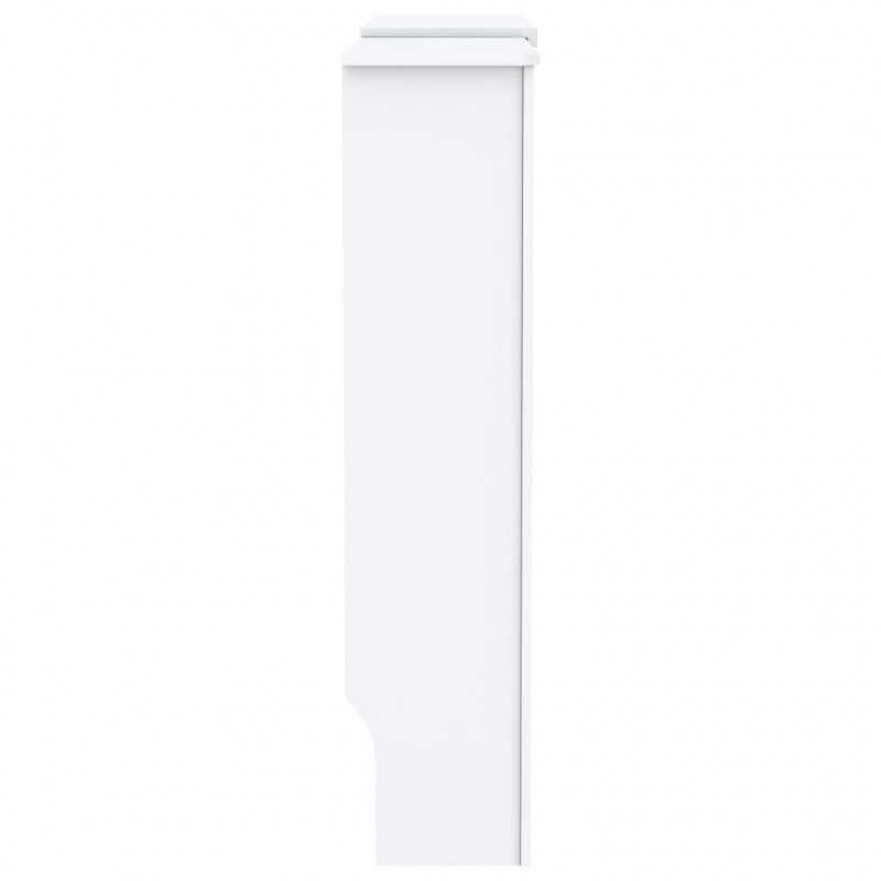 Osłona na kaloryfer z MDF, biała, 205 cm