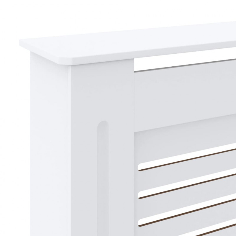 Osłona na kaloryfer z MDF, biała, 205 cm