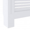 Osłona na kaloryfer z MDF, biała, 205 cm