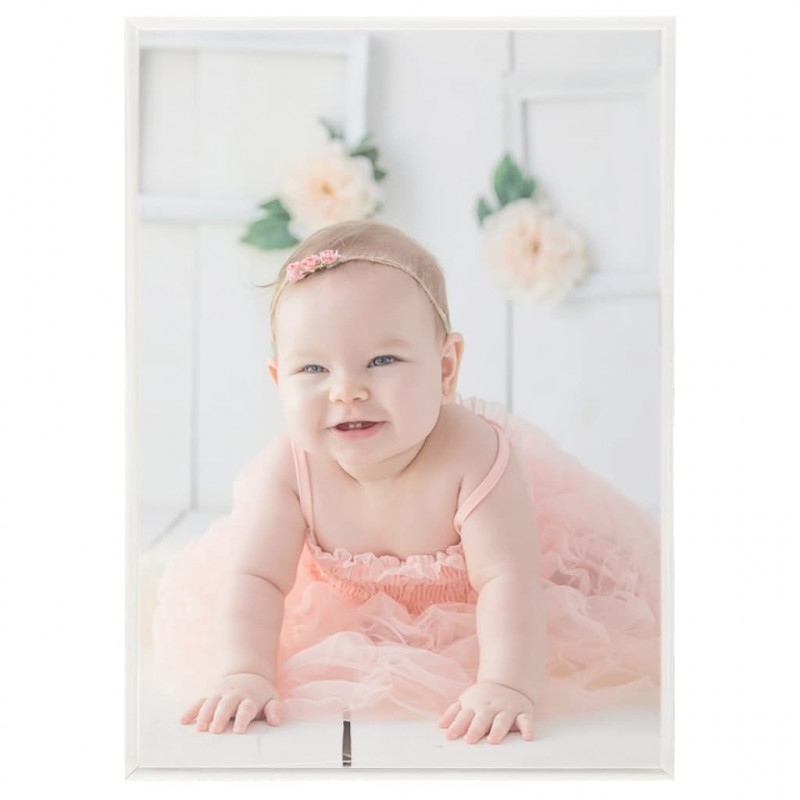 Ramki na zdjęcia, 3 szt., stołowe, srebrne, 15x21 cm, MDF