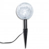 Lampy ogrodowe ze szpikulcami i panelem solarnym, 3 LED