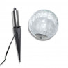 Lampy ogrodowe ze szpikulcami i panelem solarnym, 3 LED