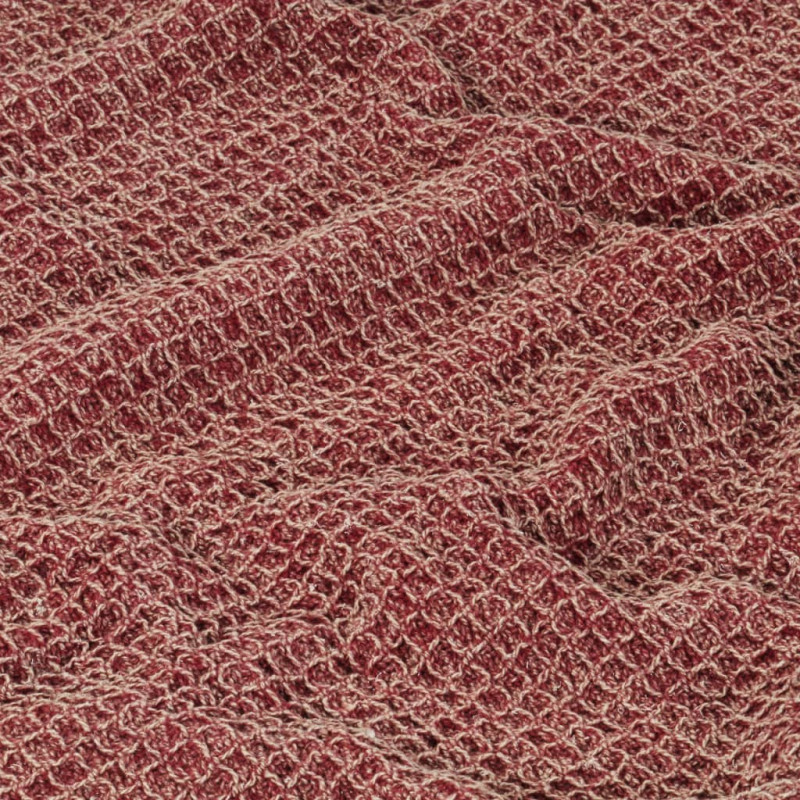 Bawełniana narzuta, 125 x 150 cm, burgundowa