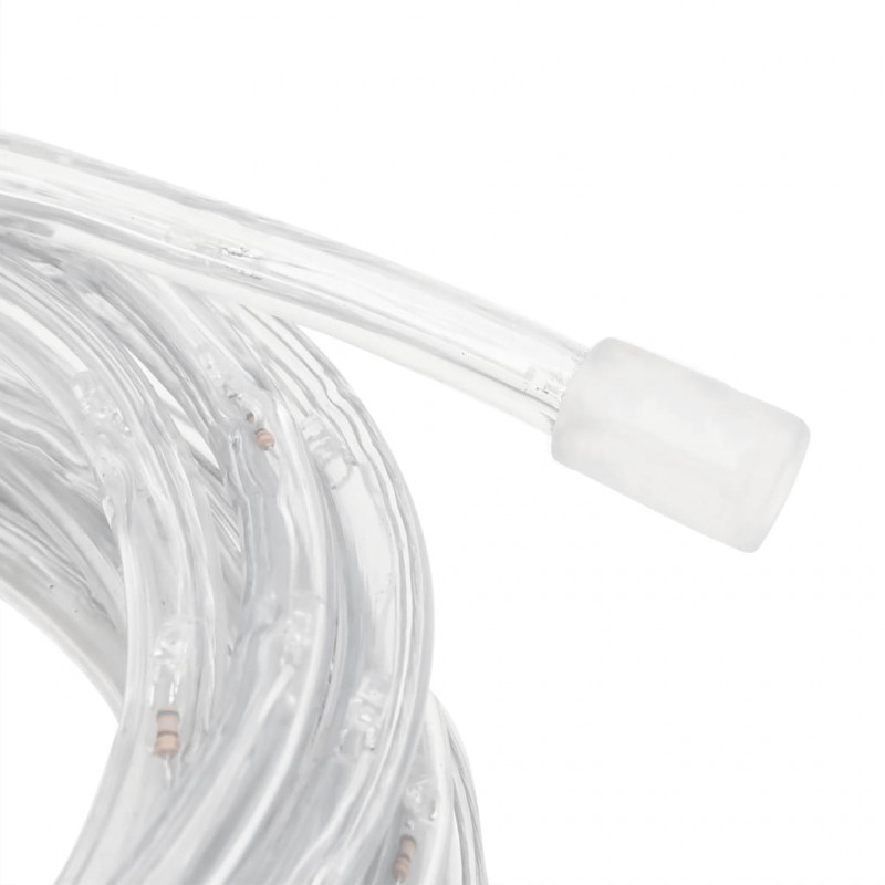 Wąż świetlny, 120 LED, zimna biel, 5 m, PVC