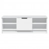 Szafka pod TV, biała, 102x35,5x36,5 cm, materiał drewnopochodny