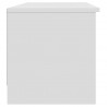 Szafka pod TV, biała, 102x35,5x36,5 cm, materiał drewnopochodny